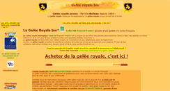 Desktop Screenshot of gelee-royale.fr